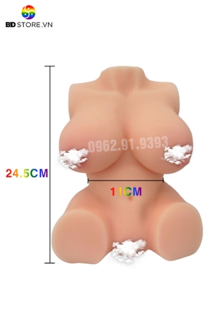 BDT1070 - Búp bê tình yêu  cao cấp silicon mềm dài 24.5cm