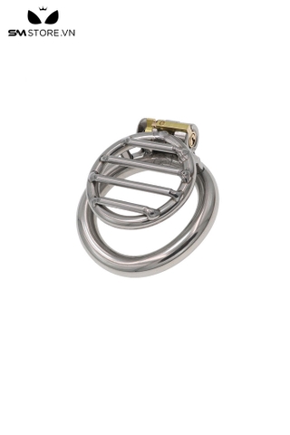SMT865 - Khóa dương vật inox dạng tấm phẳng rỗng thiết kế thoáng khí