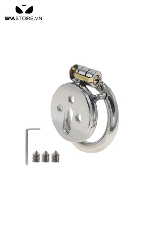 SMT864 - Khóa dương vật inox dùng ốc vặn để cố định chống thoát