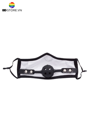 BDT1016 - Ball gag silicon có bi và lỗ thoáng khí đường kính 4cm