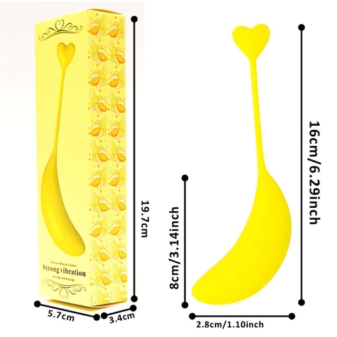 BDT1728 - Trứng rung ngụy trang quả chuối dài 16cm điều khiển xa