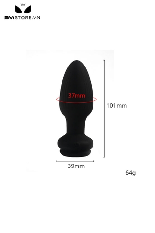 SMT1180 - Đuôi cáo cosplay có phích hậu môn silicon điều khiển từ xa