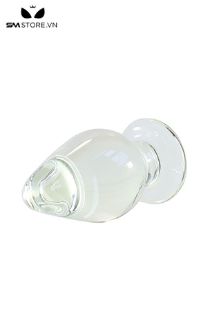 SMT093 - butt plug thủy tinh với phích cắm hình thoi dài 9-11cm
