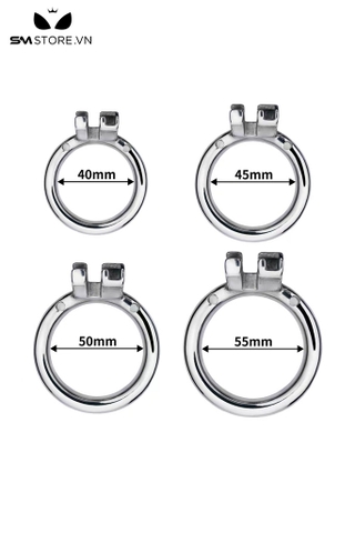 SMT864 - Khóa dương vật inox dùng ốc vặn để cố định chống thoát