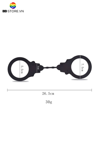 BDT066 - Còng tay tình yêu silicon mềm có độ co giãn cao dài 26.5cm