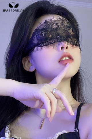 SMT013 - mặt nạ tình yêu sexy với thiết kế ren hoa kèm tua rua