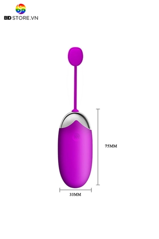 BDT185 - Trứng rung Pretty Love điều khiển xa qua APP dài 75mm