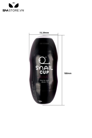 SMT4469 - Cốc thủ dâm snail cup 2 đầu âm đạo miệng và hậu môn
