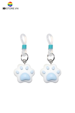 BDT392 - Kẹp núm vú dạng thít bằng nhựa hình chân mèo dài 5cm
