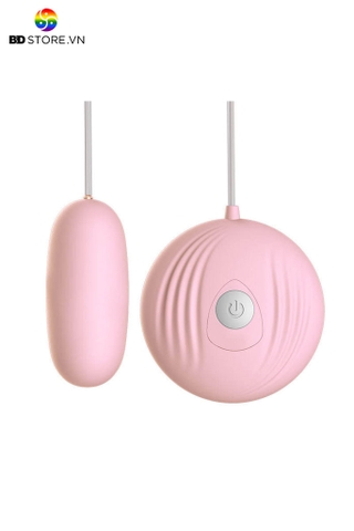 BDT097 - Trứng rung giá rẻ có dây điều khiển bằng vỏ sò dài 5.3cm