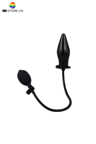 BDT118 - Anal pump bơm tay với phích hình thoi silicon dài 47.7cm