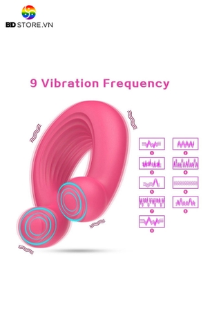 BDT1207 - Vòng rung dương vật kích thích âm vật và điểm G điều khiển xa