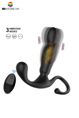 BDT1208 - Dương vật giả điều khiển từ xa sưởi ấm đến 42 độ sạc điện
