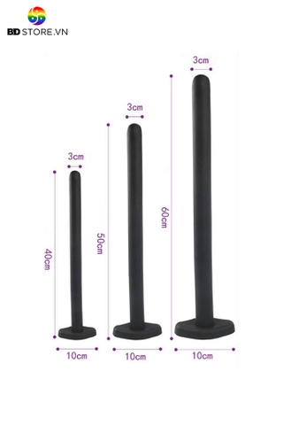 BDT140 - Long anal siêu dài với đầu búa chất liệu silicon mềm dẻo