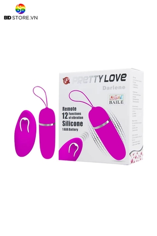 BDT1490 - Trứng rung siêu mạnh thiết kế nhỏ Pretty Love điều khiển từ xa
