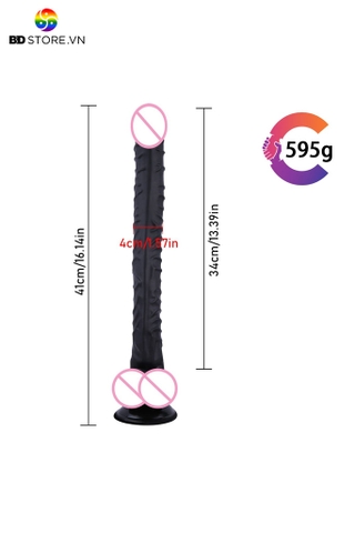 BDT1619 - Dương vật giả silicon mềm siêu dài 41cm có quần