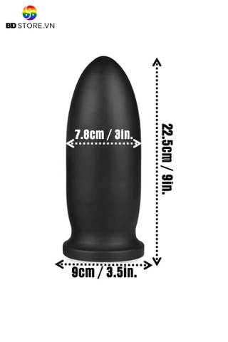 BDT1783 - Huge anal khủng lồ Love toy với đế dính tường đường kính 7.8cm