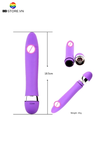 BDT1833 - Máy rung mini đầu dương vật silicon dài 185mm