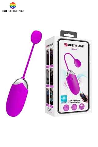 BDT185 - Trứng rung Pretty Love điều khiển xa qua APP dài 75mm
