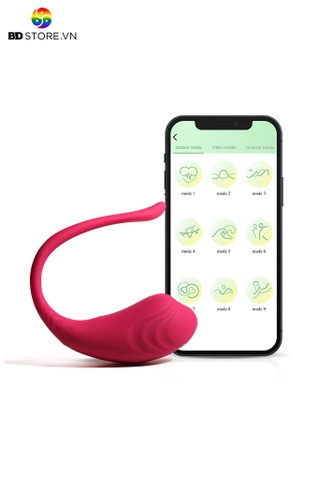 BDT1957 - Trứng rung sạc điện điều khiển qua APP có 10 chế độ chống nước