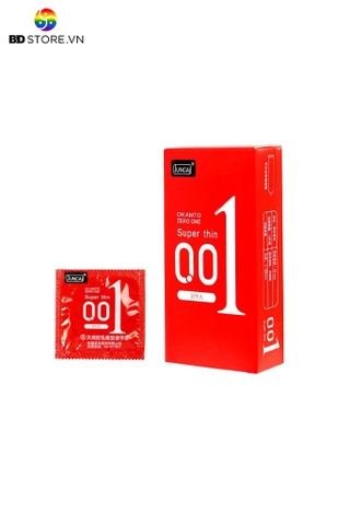 BDT210 - Bao cao su 001 siêu mỏng có gai nhỏ li ti và gel bôi trơn