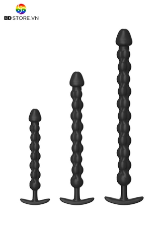 BDT2193 - Anal beads với chuỗi bi tròn 10 hạt chất liệu silicon mềm