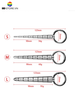 BDT2198 - Souding inox dạng hình trụ với cấu trúc phân tầng có 3 size