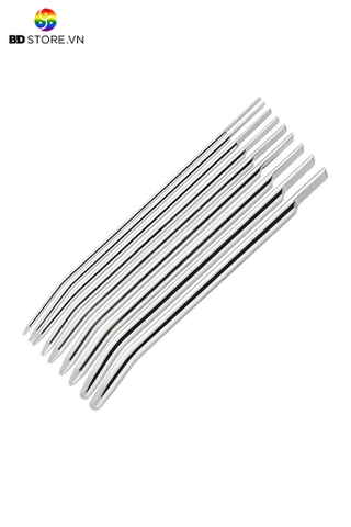 BDT2202 - Đồ chơi niệu đạo sounding inox dạng thanh cong bề mặt trơn