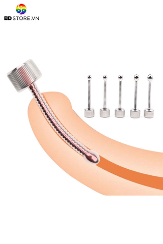 BDT2211 - Sounding niệu đạo inox thông lỗ tiểu thiết kế có các đường vân ngang