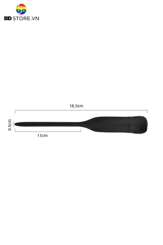 BDT2216 - Đồ chơi niệu đạo sounding silicon có 10 chế độ dạng thẳng