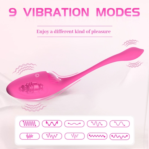 BDT2356 - Trứng rung 2 đầu điều khiển không giới hạn dài 225mm