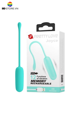 BDT2724 - Trứng rung mini siêu mạnh Pretty Love có 12 chế độ dài 18cm