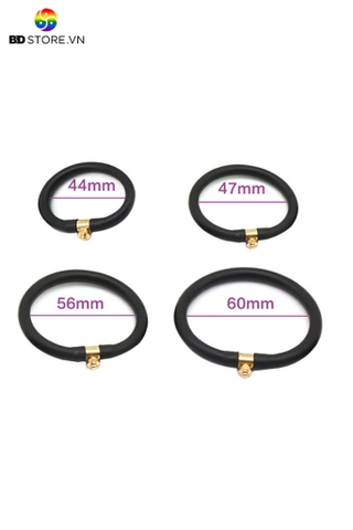 BDT2804 - Bộ 4 vòng đeo dương vật silicon có dây nối kích điện