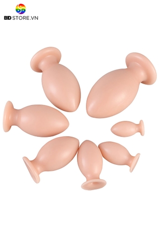 BDT2864 - Huge anal khổng lồ bề mặt trơn mịn đế dính tường có 7 kích cỡ