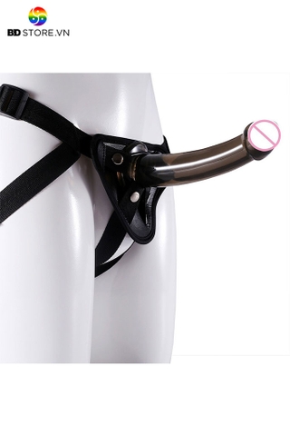 BDT2904 - Cu giả đen trong suốt có quần đế dính tường và 3 size