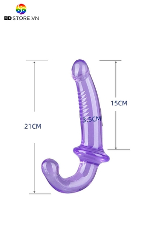 BDT2917 - Cu giả 2 đầu mix trục chữ U ở giữa với bề mặt trơn mịn dài 20cm