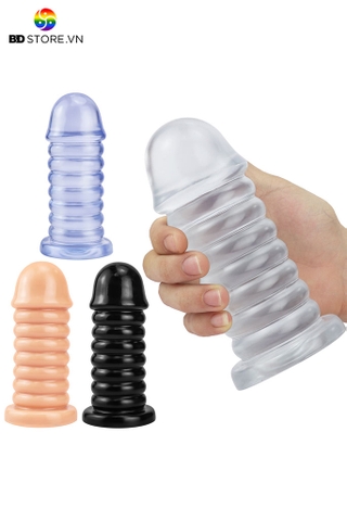 BDT2927 - Huge anal bề mặt có ngấn vòng và đế dính tường dài 16.5cm