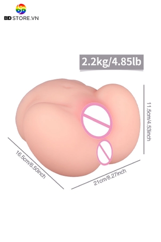 BDT3321 - Mông âm đạo giả cao cấp với phom dáng 3D có rãnh eo nhô cao