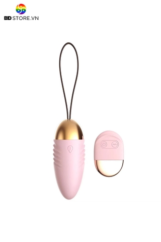 BDT3423 - Trứng rung mini có 10 tần số điều khiển từ xa dài 80mm