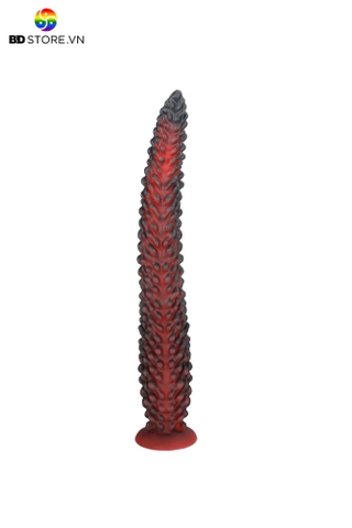 BDT3661 - Long anal vân gai vảy rồng 3D đầu thuôn nhọn và đế gắn tường