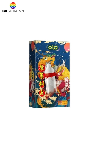 BDT381 - Bao cao su đầu rồng có gai chùm đầu vòng và xoắn ốc