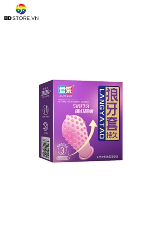 BDT389 - Bao cao su siêu mỏng có hạt nổi quanh có nhiều gel