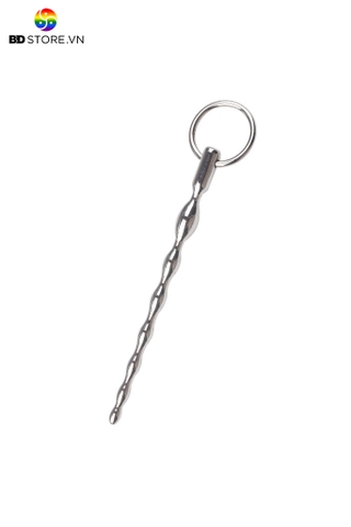 BDT396 - Đồ chơi niệu đạo inox với chuỗi 7 hình thoi liền nhau dài 15cm