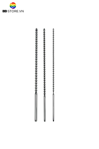 BDT4237 - Sounding inox với chuỗi bi liền mix cầm tay trơn dài 24cm
