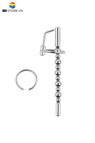 BDT4239 - Dụng cụ nong niệu đạo inox với chuỗi hạt bi mix móc nối cố định