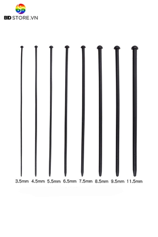BDT423 - Combo 4 sounding silicon mềm thông lỗ tiểu thanh xoắn ốc