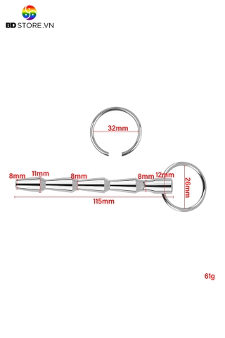 BDT4252 - Dụng cụ sounding inox thiết kế phân đốt 5 tầng dài 115mm