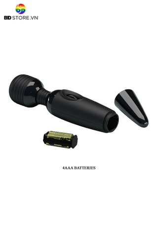 BDT451 - Chày rung silicon có đầu phụ điều khiển bằng núm lăn dài 252mm