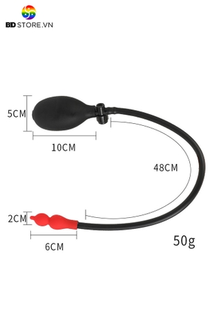 SMT4522 - Anal pump thiết kế hình quả bầu silicon co giãn dài 48cm