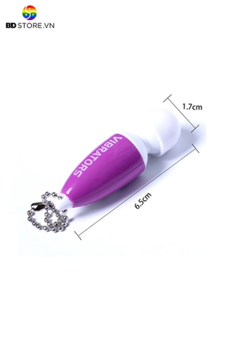 BDT462 - Chày rung tình yêu mini bằng nhựa kèm móc treo dài 10.5cm
